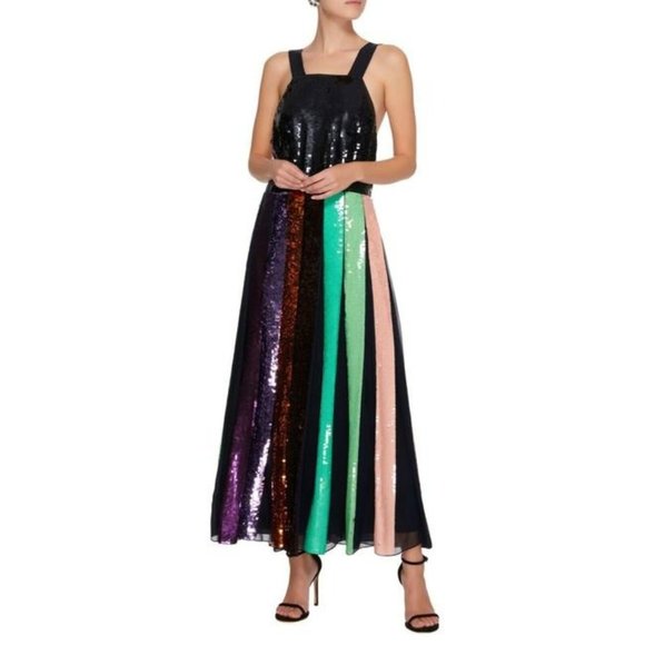 Tibi Multicolor Long Night Out Dress - Picture 1 of 16